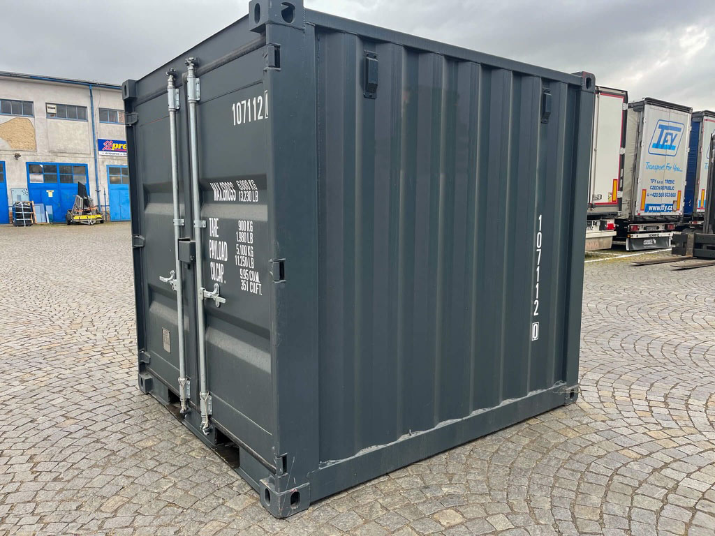 8ft Shipping Container - RAL 7016 Anthracite Grey — supplier photo 1