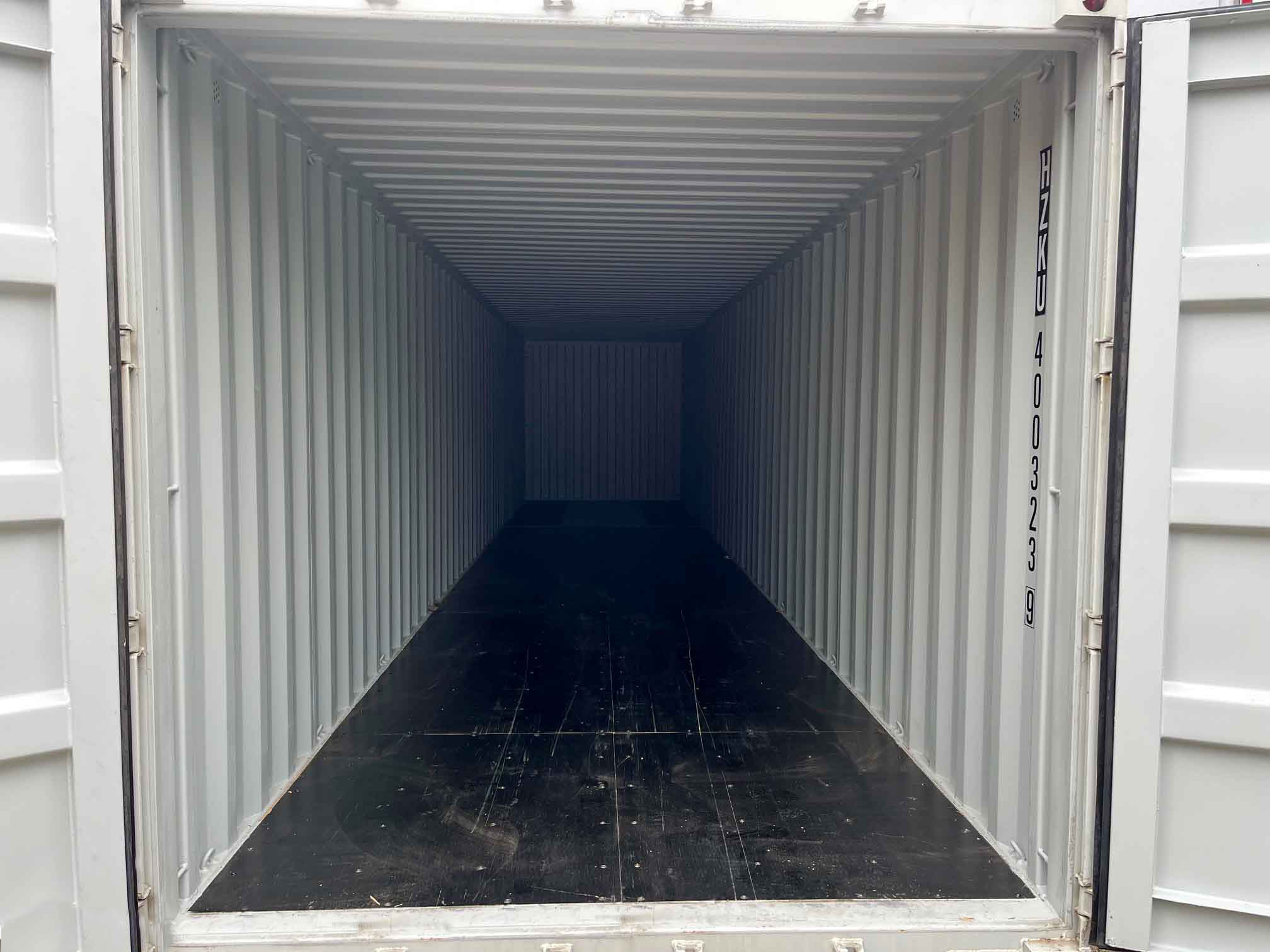 40ft Shipping Container - Used - RAL 7035 Light Grey — supplier photo 1