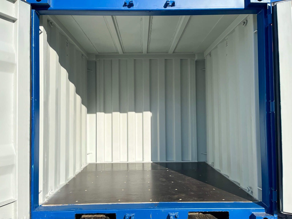 6ft Shipping Container - RAL 5010 Gentian Blue — supplier photo 1