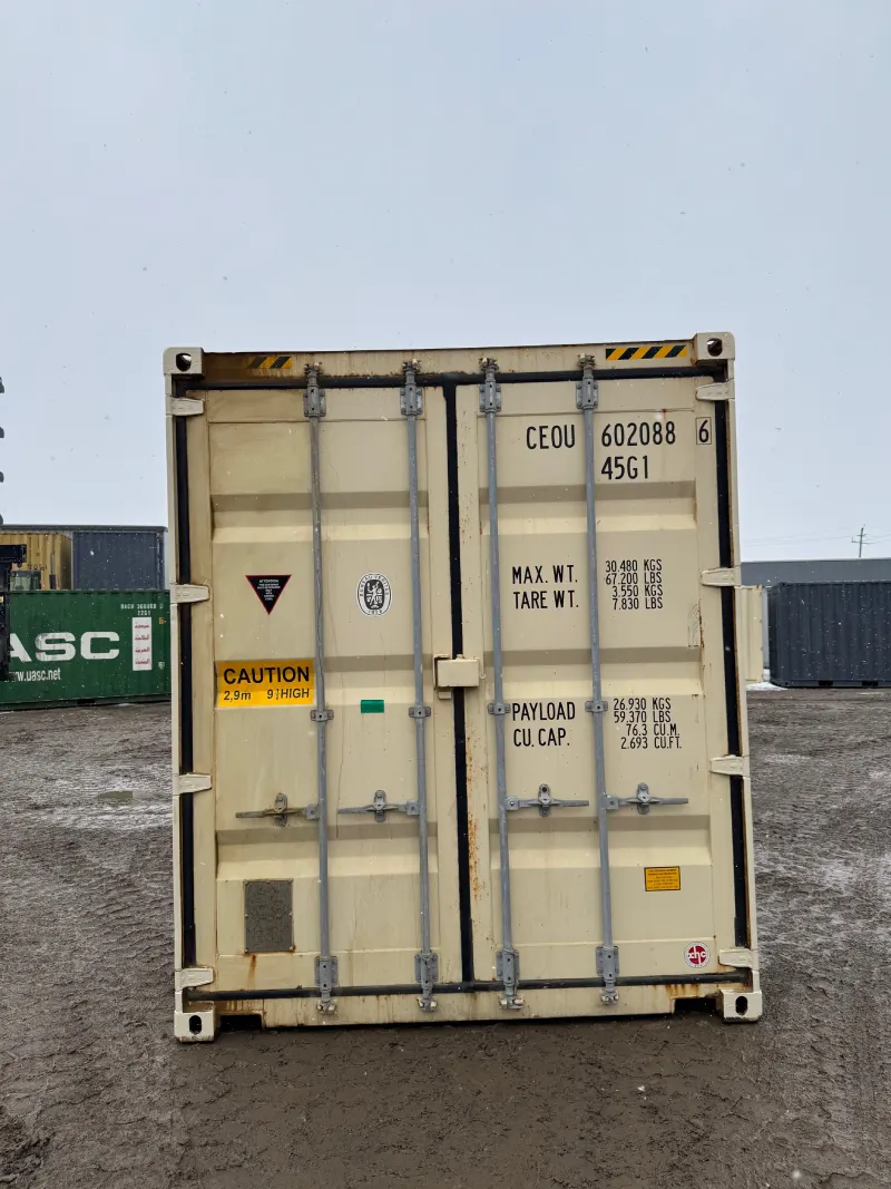 40ft High-Cube Shipping Container - Plywood Floor - New (One-Trip) (Clearance) - RAL 5010 Gentian Blue — supplier photo 1