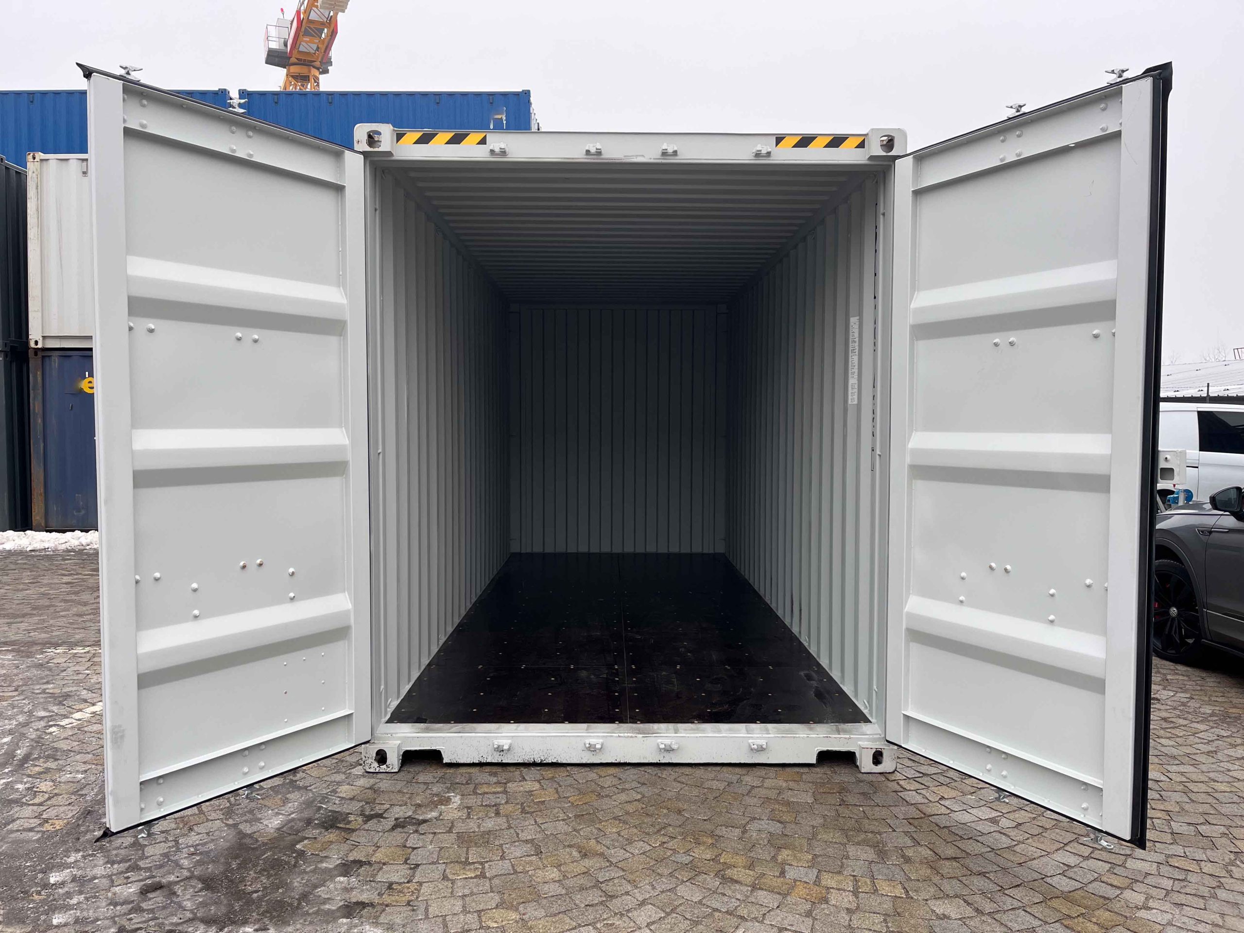 20ft High-Cube Shipping Container - Steel Floor - RAL 7035 Light Grey — supplier photo 1